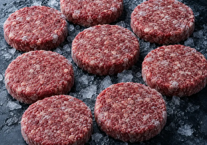 Hamburguesas de vacuno congeladas